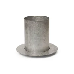 ferm LIVING Møbel Og Interiør>Auran urtepotte, grå, højde 21 cm, jern
