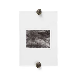 ferm LIVING billedramme Gravel, A5, akryl. Messing