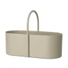 ferm LIVING Grib værktøjskasse, beige, 35 cm bred, jern