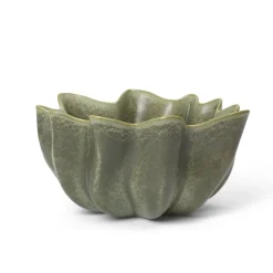 Nium-skål, grøn, Ø 36 cm, keramik, glaseret^ferm LIVING Sale