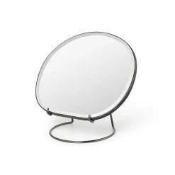 ferm LIVING Møbel Og Interiør>Pond bordspejl, krom, bredde 21 cm, glas