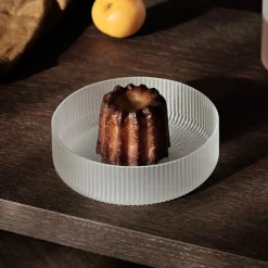 ferm LIVING Møbel Og Interiør>Ripple serveringsskål, hvid, Ø 12,2 cm, sæt med 4 stk