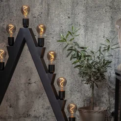 STAR TRADING Filament Pære>Filamentpære A60 E27 3W 1800K røgfarvet glas