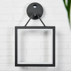 Lucande Firkantet LED-væglampe Mirco med bevægelsessensor