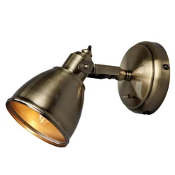 Fjällbacka væglampe med antik finish^Markslöjd