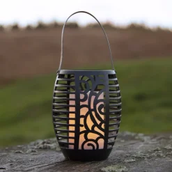 Flame LED-solcellelampe, tre anvendelsesmuligheder, 42 cm^STAR TRADING Hot