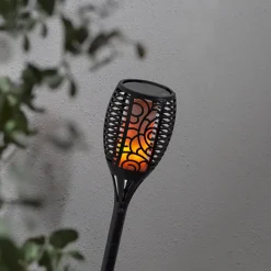 Flame LED-solcellelampe, tre anvendelsesmuligheder, 54 cm^STAR TRADING
