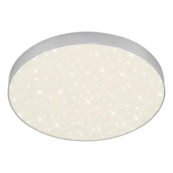 Briloner Arbejdsrum/Kontor>Flame Star LED-loftlampe, 840, Ø38,7 cm, sølv