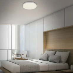 Briloner Arbejdsrum/Kontor>Flame Star LED-loftlampe, 840, Ø38,7 cm, sølv