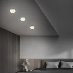 Børn Briloner Flame Star LED-loftslampe, Ø 15,7 cm, sølv