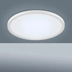 Flat LED-loftlampe, CCT, Ø 40 cm, hvid^JUST LIGHT. GmbH Hot