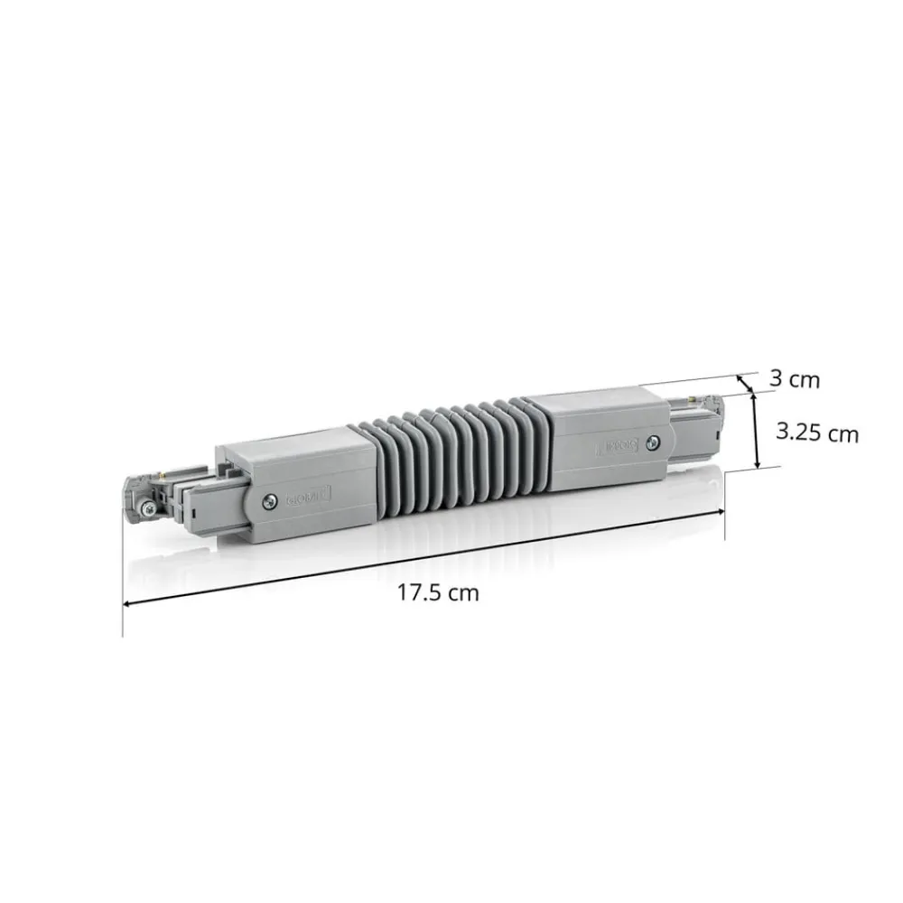 GLOBAL Flex-tilslut. til Noa 3-faset HV-strømskinne grå