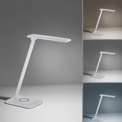 Florentina LED-skrivebordslampe, hvid^JUST LIGHT. GmbH Outlet