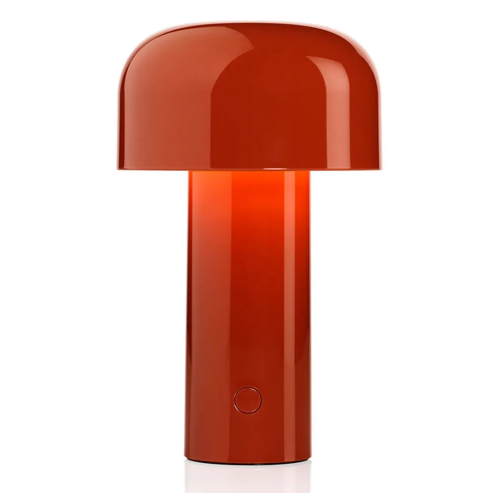 Bellhop genopladelig LED-bordlampe murstensrød^FLOS Sale