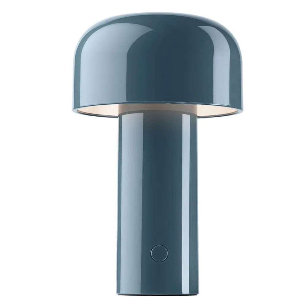 FLOS Bordlamper>Bellhop opladelig LED-bordlampe, gråblå