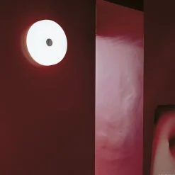 FLOS Button - hvid loftlampe IP40