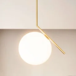 FLOS Pendellamper>IC S2 designer hængelampe, messing