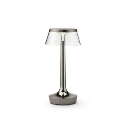 FLOS Gang|Bordlamper>LED-bordlampe Bon jour unplugged, sort krom