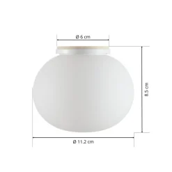 FLOS Mini Glo-Ball C/W - Loftlampe til designere