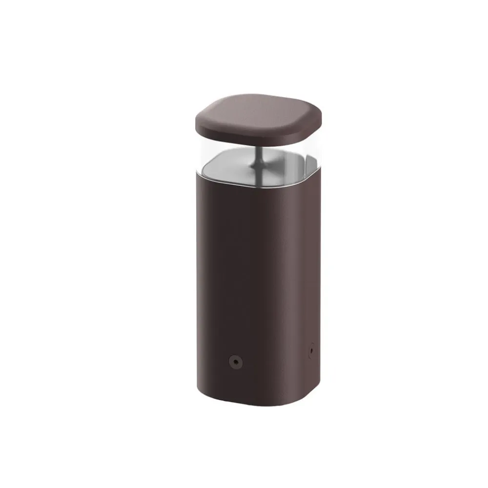 Flos Architectural FLOS Pointbreak Bollard 2, 2.700 K mørkebrun 30 cm