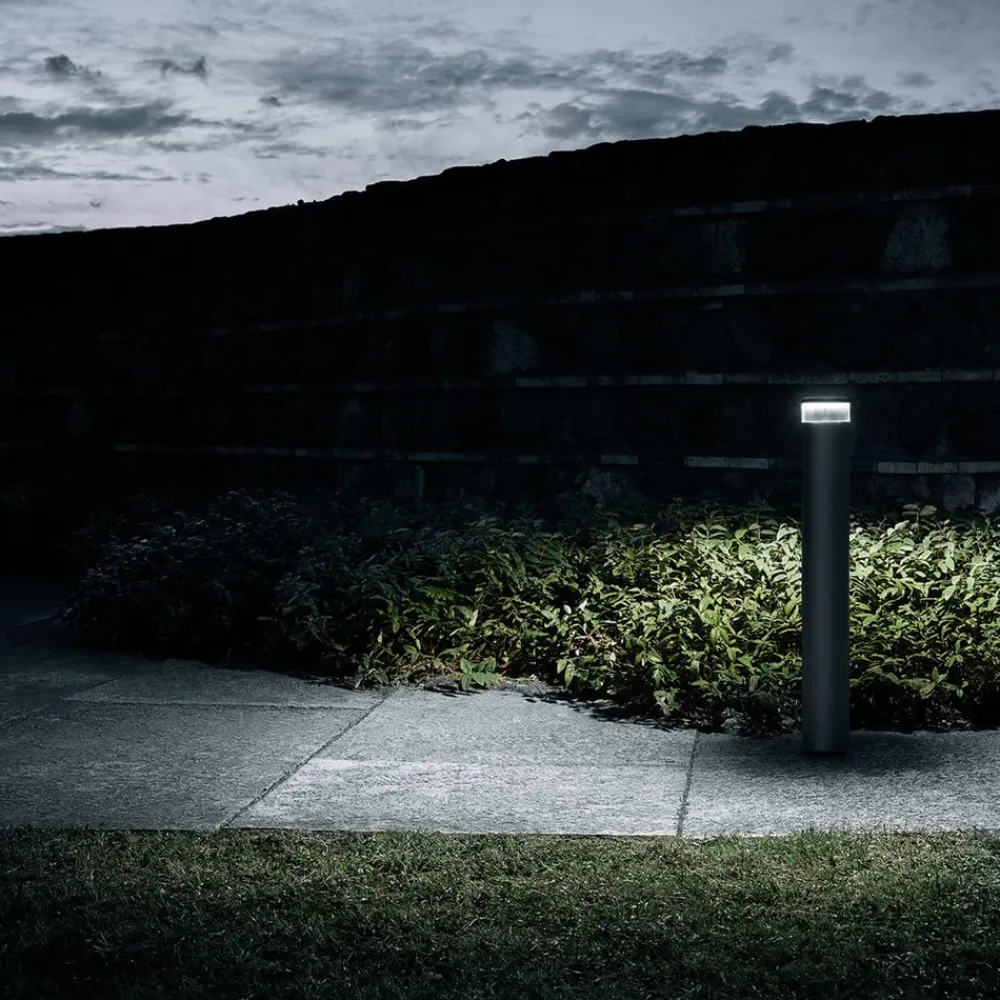 Flos Architectural FLOS Pointbreak Bollard 2, 2.700 K antracit 60cm