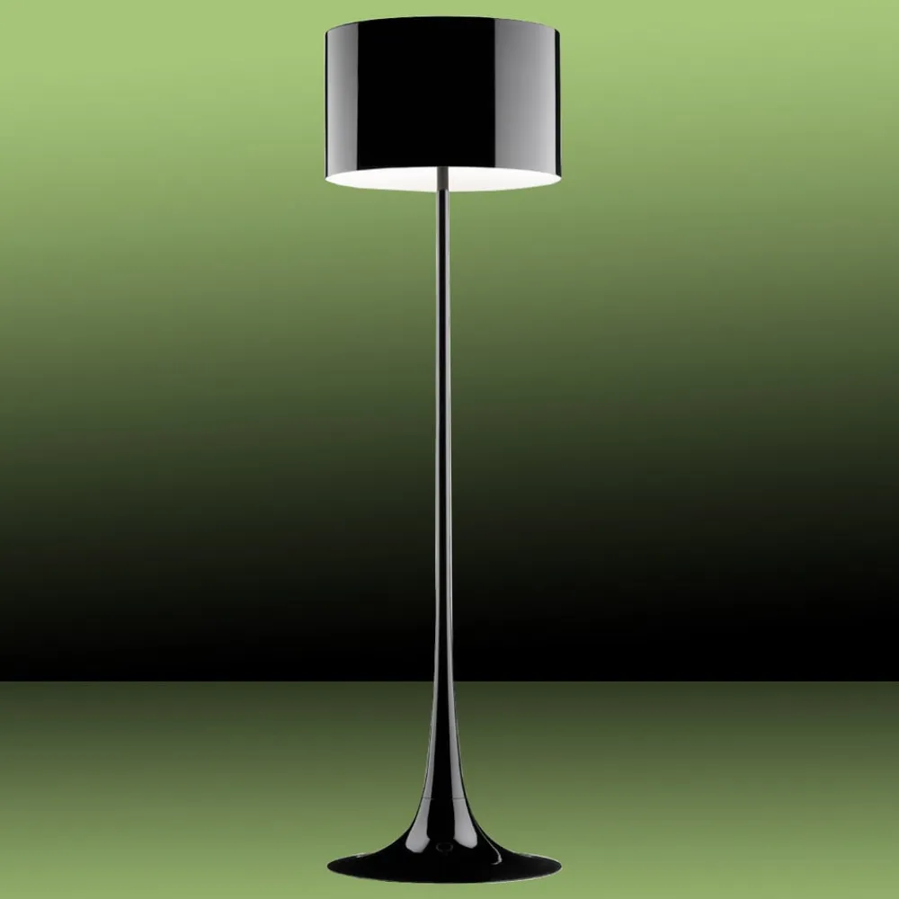 FLOS Gulvlamper|Gulvlamper>Spun Light F - sort gulvlampe