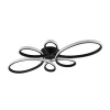 Trio Lighting Gang|Loftlamper>Fly LED-loftslampe, mat sort, 3.000 K, 83 cm x 45 cm