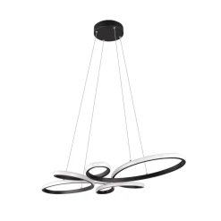 Fly LED-pendel, mat sort, 3.000 K, 83 cm x 45 cm^Trio Lighting Clearance