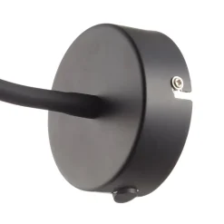 Ideallux Focus fleksibel LED-væglampe, sort