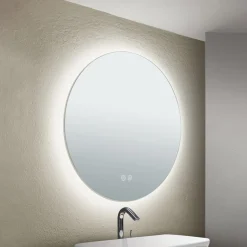 Focus LED-spejl, Ø 45 cm, CCT, antidug, berøringsdæmper^ORION Sale