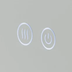 Focus LED-spejl, Ø 45 cm, CCT, antidug, berøringsdæmper^ORION Sale