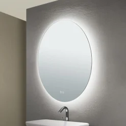 ORION Focus LED-spejl, Ø 60 cm, CCT, antidug, berøringsdæmper