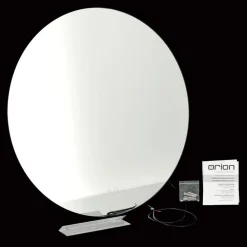 ORION Focus LED-spejl, Ø 60 cm, CCT, antidug, berøringsdæmper