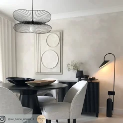 Forestier Libellule S pendellampe, 56 cm, sort