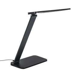 LED-bordlampe Zenit, sort, ABS, højde 36 cm^Forlight Online