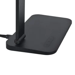 LED-bordlampe Zenit, sort, ABS, højde 36 cm^Forlight Online