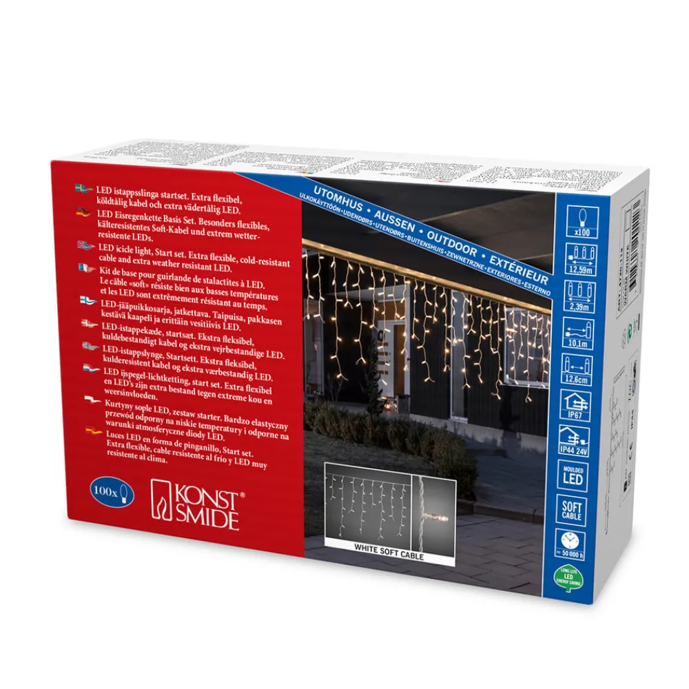 Formstøbt LED-lysforhæng 24V systemstartssæt^Konstsmide Christmas Best