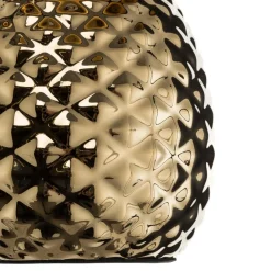 Fornem keramisk bordlampe Pineapple i guld-sort^Reality Leuchten Sale