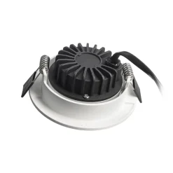 Deko-Light Forsænket loftlampe Dione, IP44, hvid, dæmpbar til varm