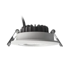 Deko-Light Forsænket loftlampe Dione, IP44, 2.700 K, hvid, dæmpbar