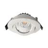 Deko-Light Loftlamper|Indbygningsspots>Forsænket loftlampe Dione, IP44, 3.000 K, hvid, dæmpbar