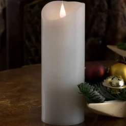 Forsynet med 3D-flamme - LED-lys Stearin^Konstsmide Christmas Online