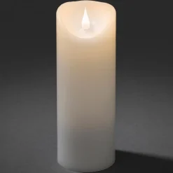 Forsynet med 3D-flamme - LED-lys Stearin^Konstsmide Christmas Online