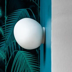 Foscarini Væglamper|Væglamper>Gregg piccola væglampe, hvid IP40