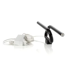 Tobia LED-væglampe med ledning, sort^Foscarini