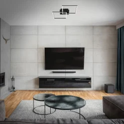 Frame LED-loftlampe, 2 lyskilder, Switch dim, sort^Briloner Best