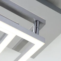 Frame LED-loftslampe, 3.000 K, krom^Briloner Outlet