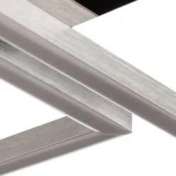 Briloner Frame LED-loftslampe, CCT, 4-lys, aluminium