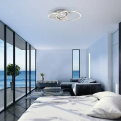 Briloner Frame LED-loftslampe, dæmpbar via vægkontakt