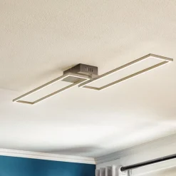 Frame LED-loftslampe, fjernbetjening, sort^Briloner Discount